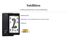 Tablet Screenshot of android.snkbitten.com